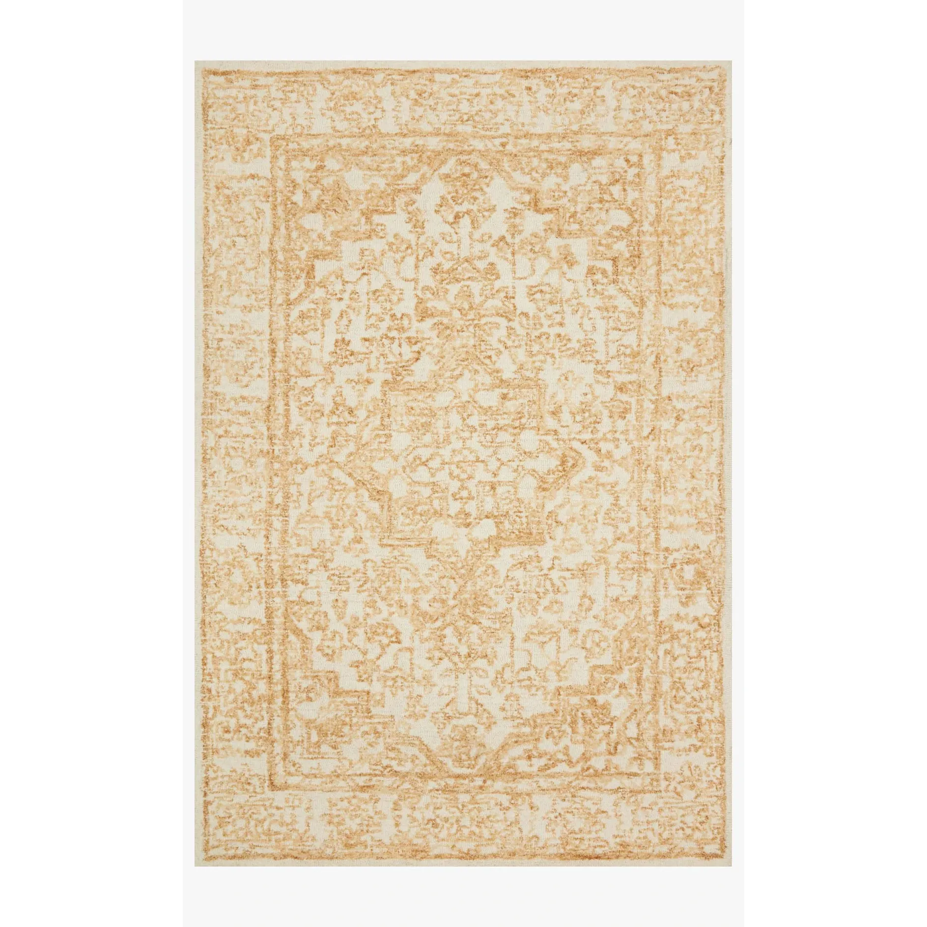 Annie Rug Magnolia Home by Joanna Gaines   - ANN-03 White/Gold