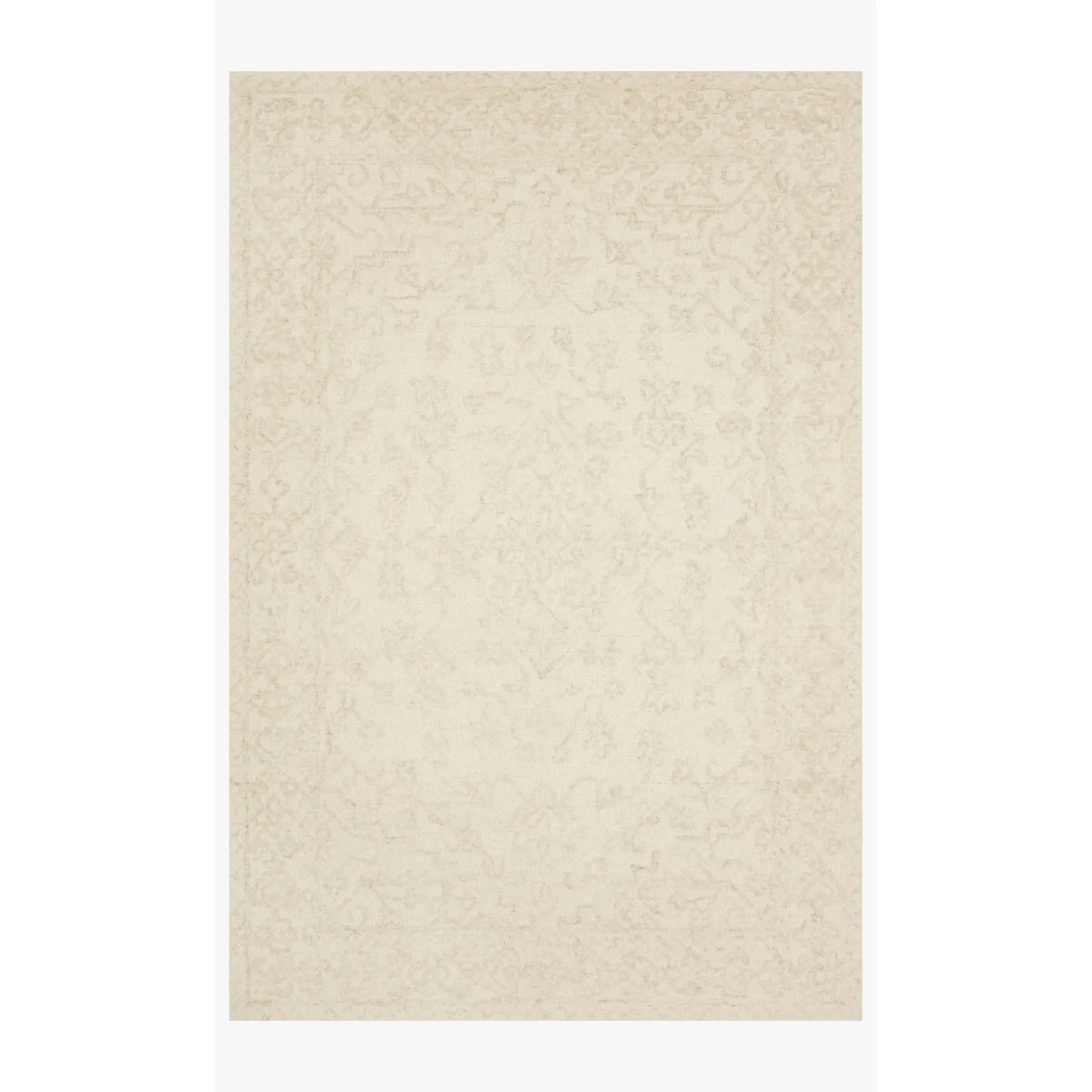 Annie Rug Magnolia Home by Joanna Gaines  - ANN-04 White/Lt Grey
