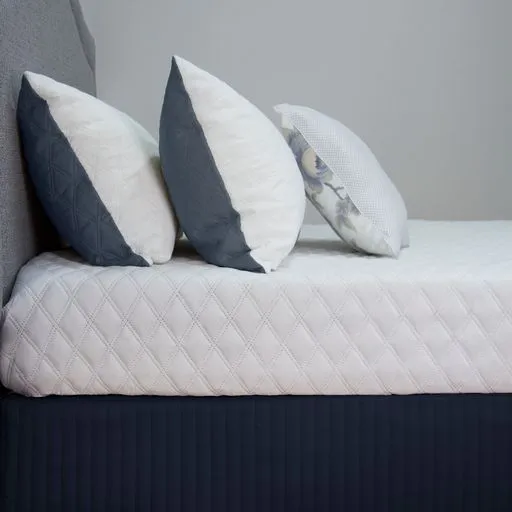 Ardor Boudoir Quilted Valance - Navy