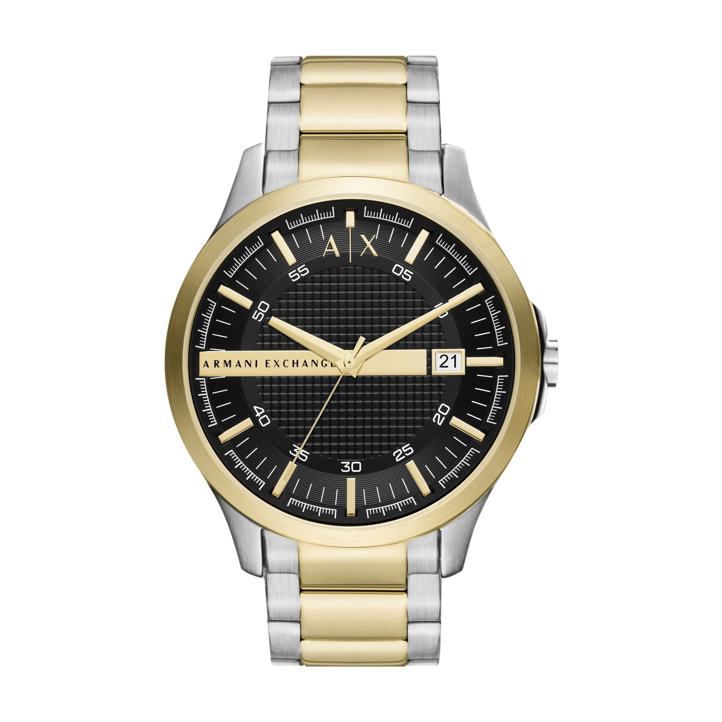 Armani Exchange Three-Hand Date Two-Tone Stainless Steel Watch AX2453