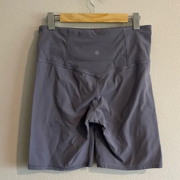 Athleta Ultra High Rise Elation 9” Biker Short Women’s Large Purple 980328