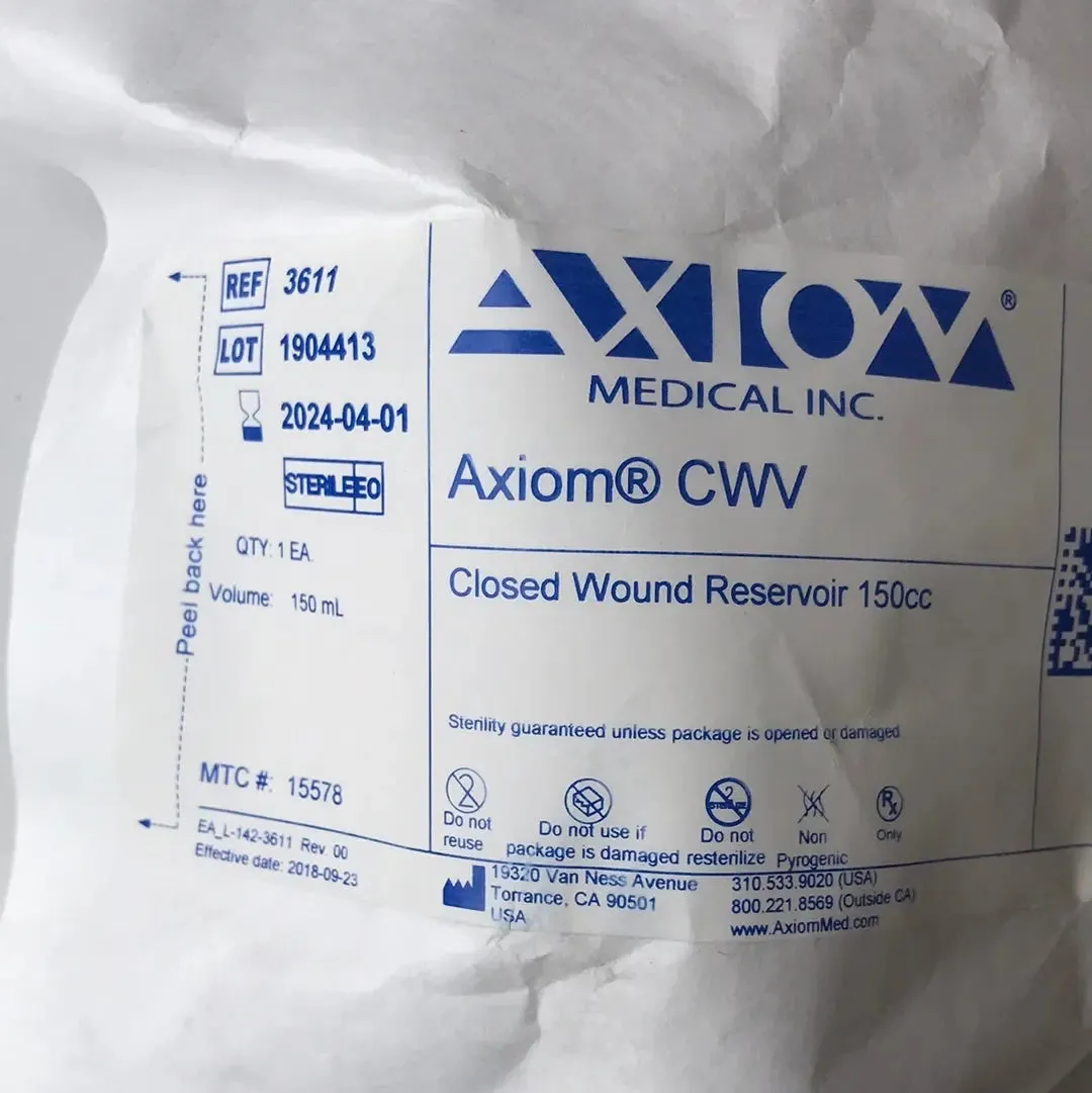 Axiom CWV Closed Wound Reservoir 150cc REF: 3611