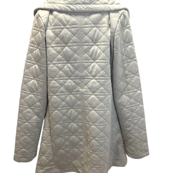 Bagatelle Sweater Jacket Drape Long Open Front‎ Pockets Quilted Women’s Small