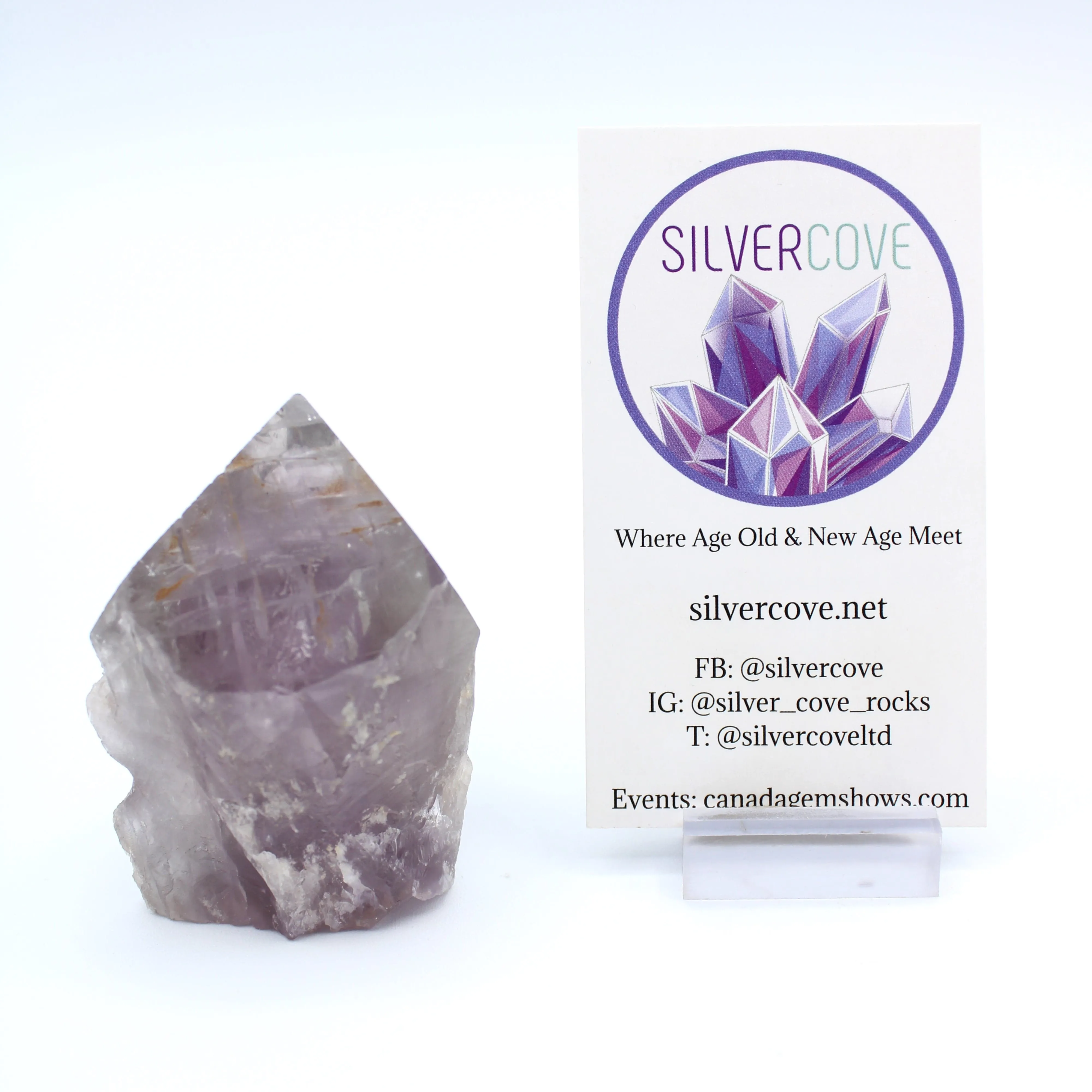Bahai Amethyst Point - Mine Closed