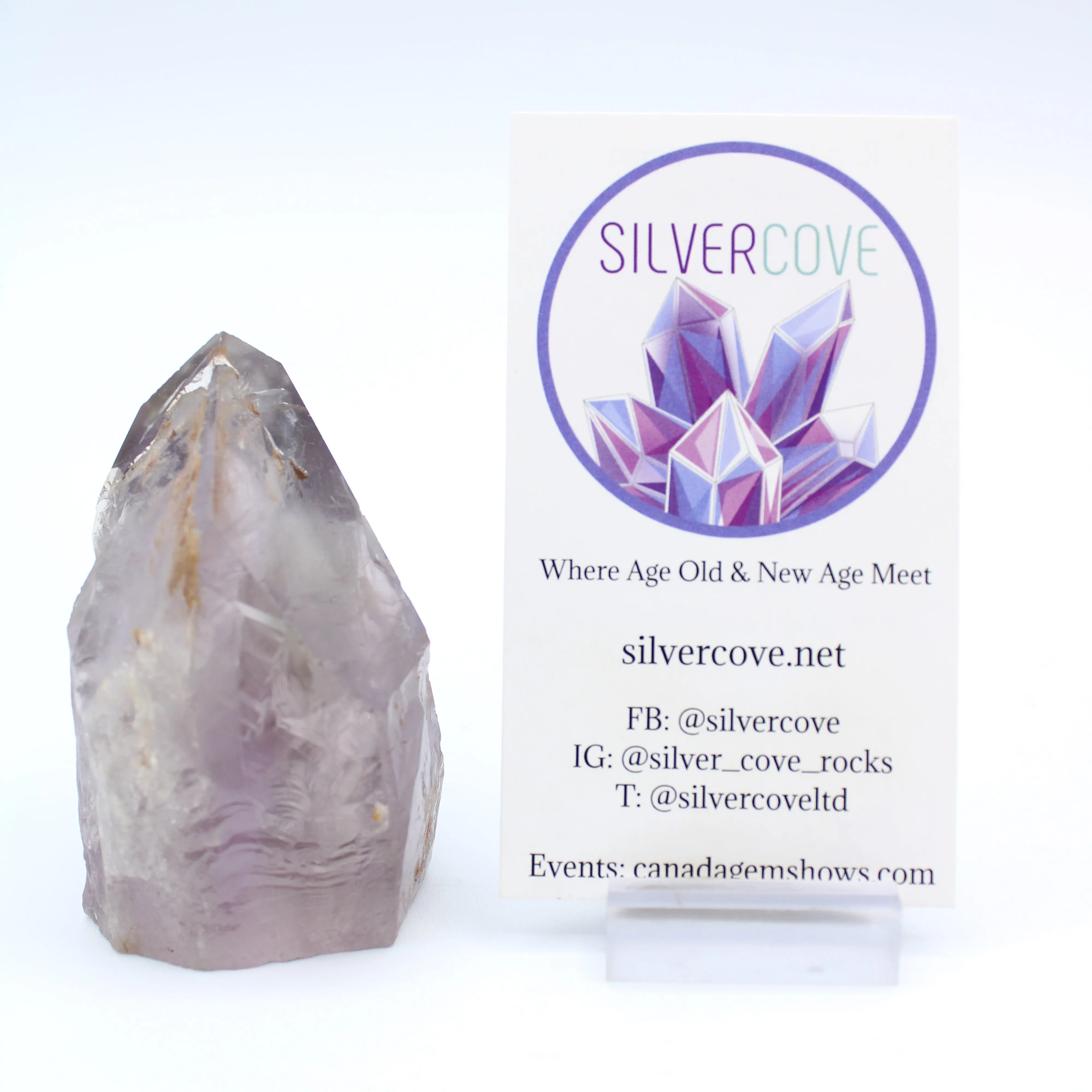 Bahai Amethyst Point - Mine Closed