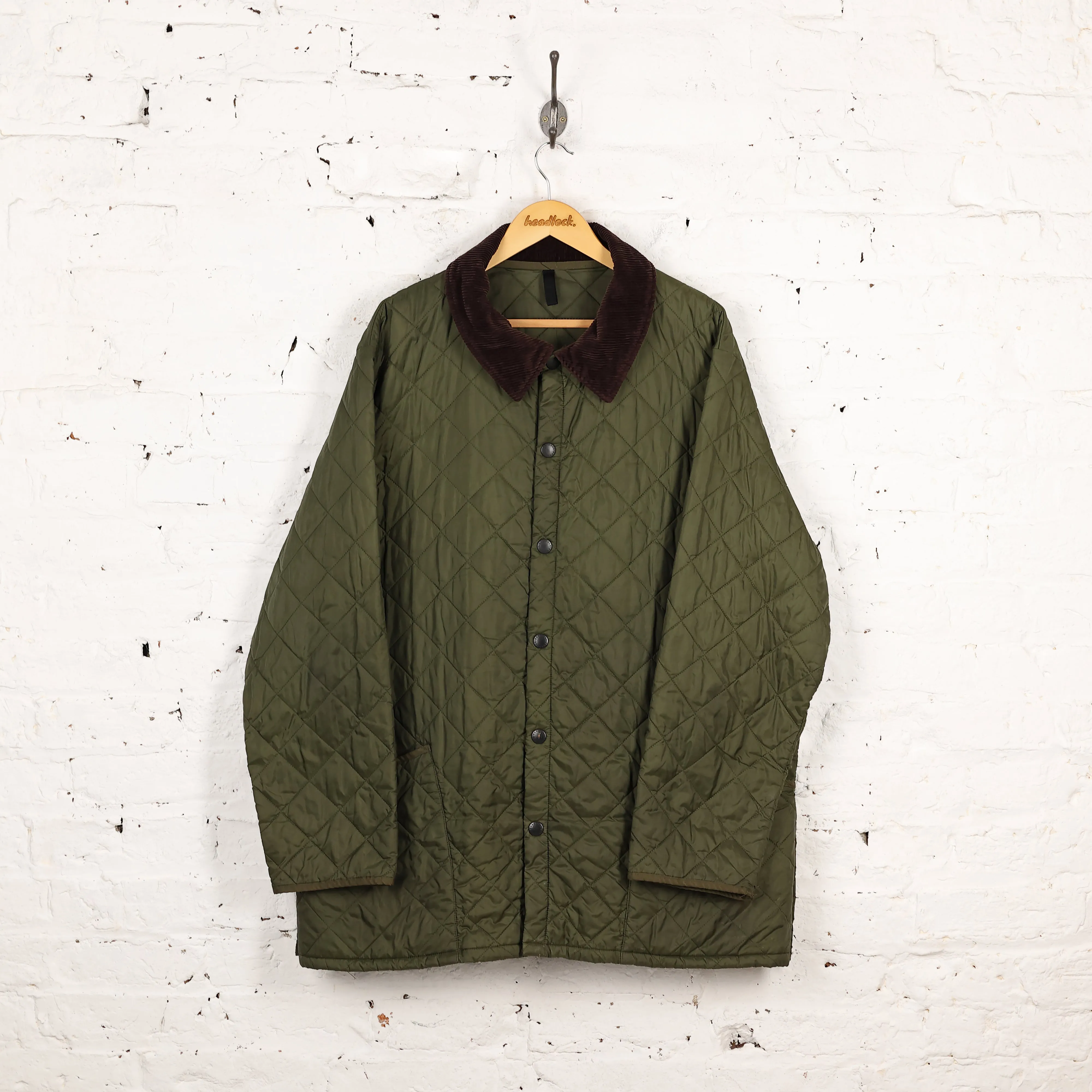 Barbour Liddesdale Quilted Jacket - Green - XXL