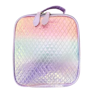 Bari Lynn Lavender Ombre Quilted Ombre Lunch Box