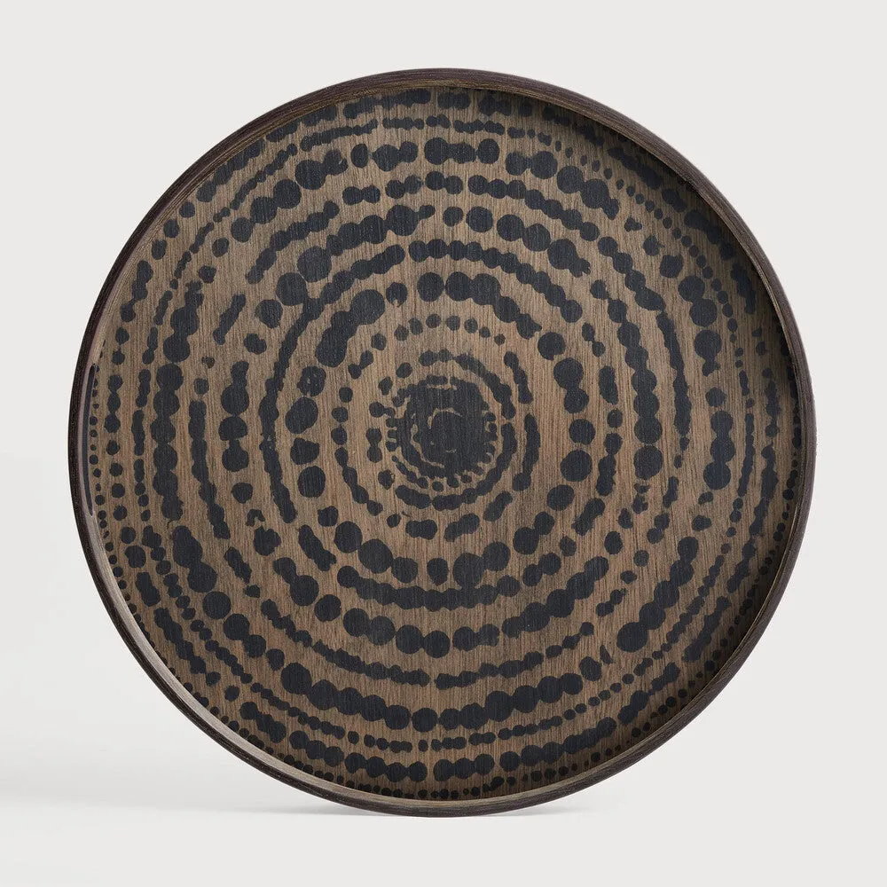 beads wooden tray