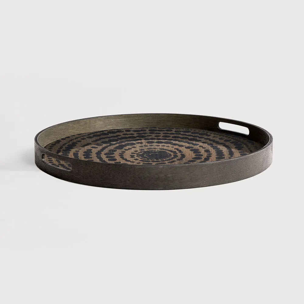beads wooden tray
