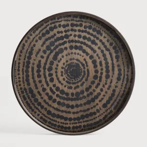 beads wooden tray