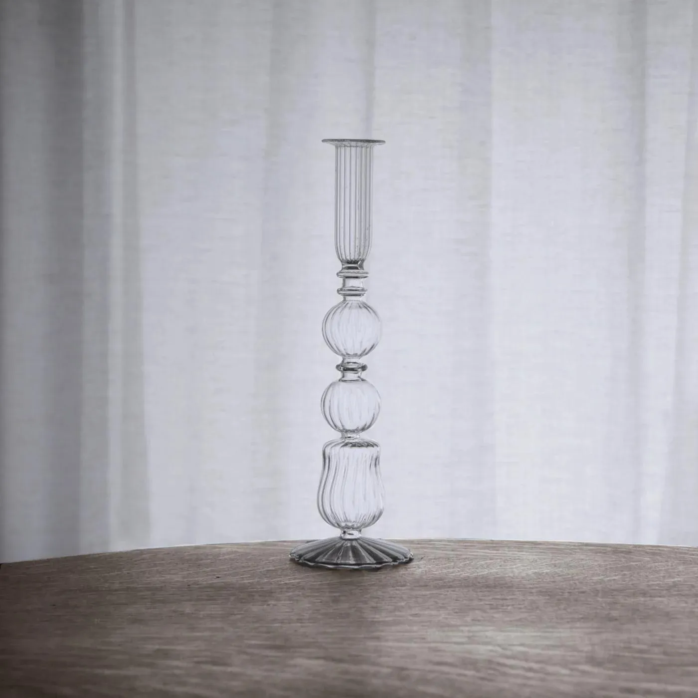 Beatriz Ball Glass Cambridge 10.5" Emma Candlestick Holder (Set of 2)