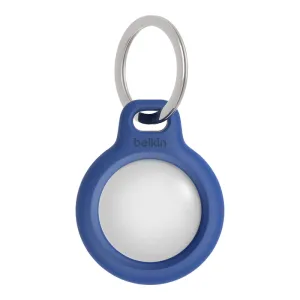 Belkin Secure Silicon Holder with Key Ring for AirTag- Blue F8W973BTBLU