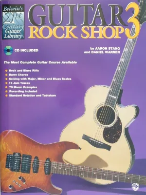 Belwin's 21st Century Guitar Library, Rock Shop, Level 3, Book & CD