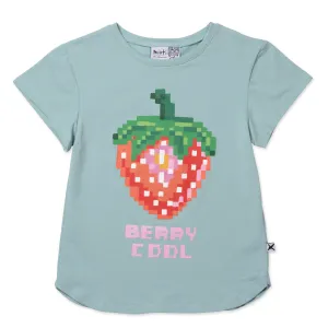 Berry Cool Tee- Muted Green