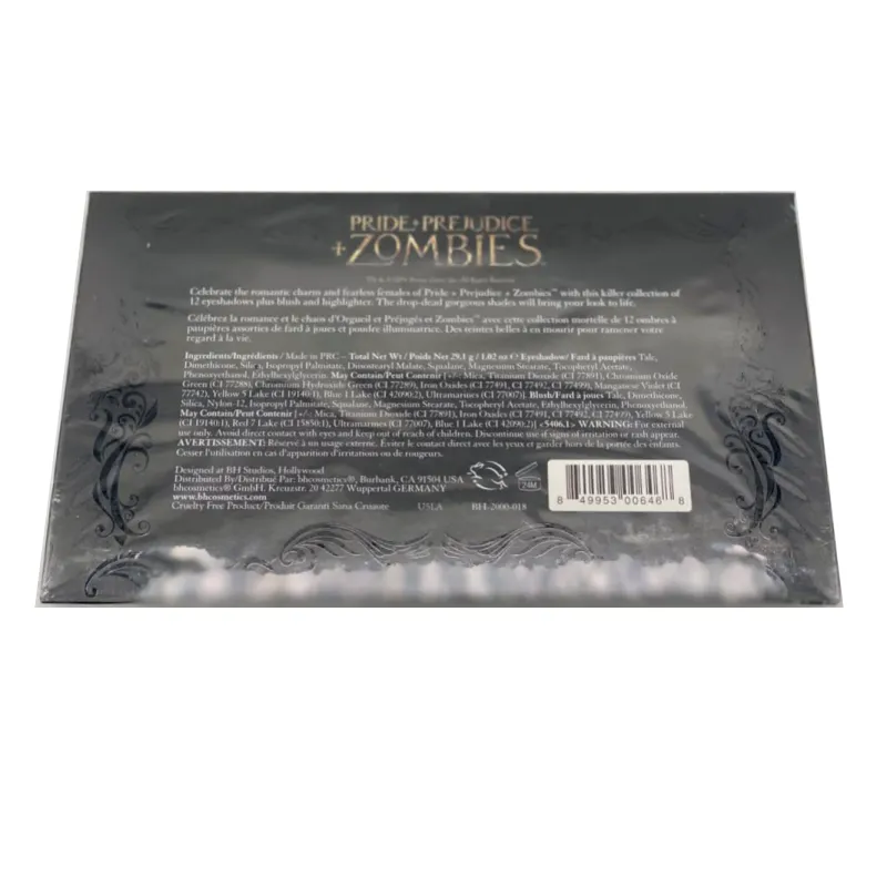 BH Cosmetics Eye And Cheek Palette - Pride   Prejudice   Zombies