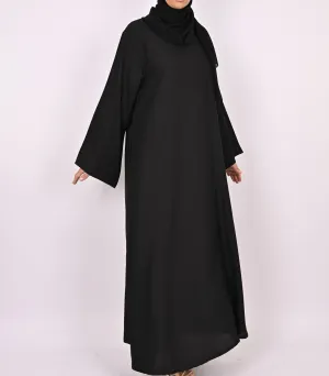 Black Essential Nida Abaya - New*