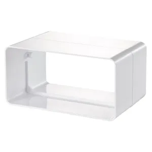 Blauberg Flat Plastic Ducting Coupler - 220x90mm