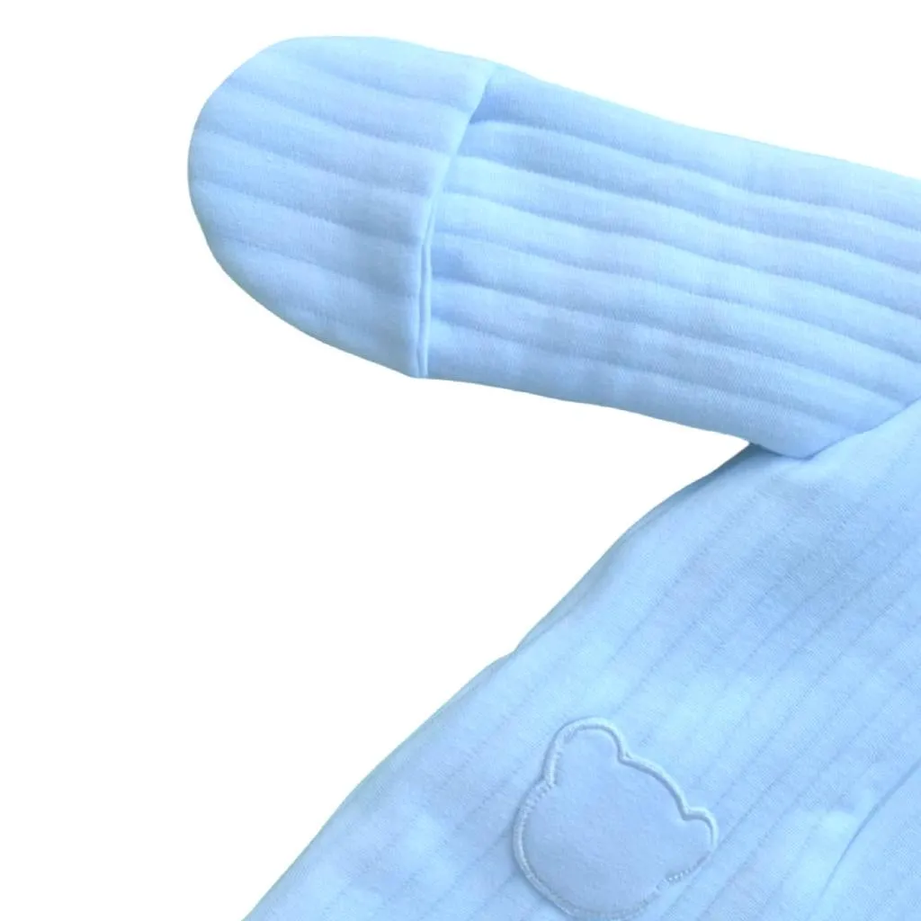 Blue Quilted Snowsuit