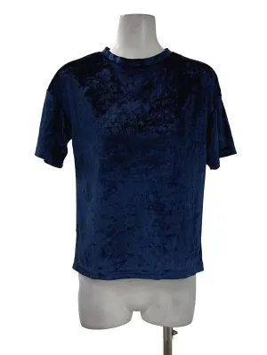 Blue Suede Shimmery Blue T-Shirt