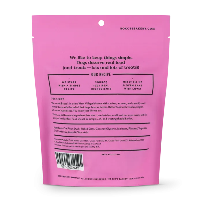 Bocce's Bakery Duck Soft & Chewy Dog Treats