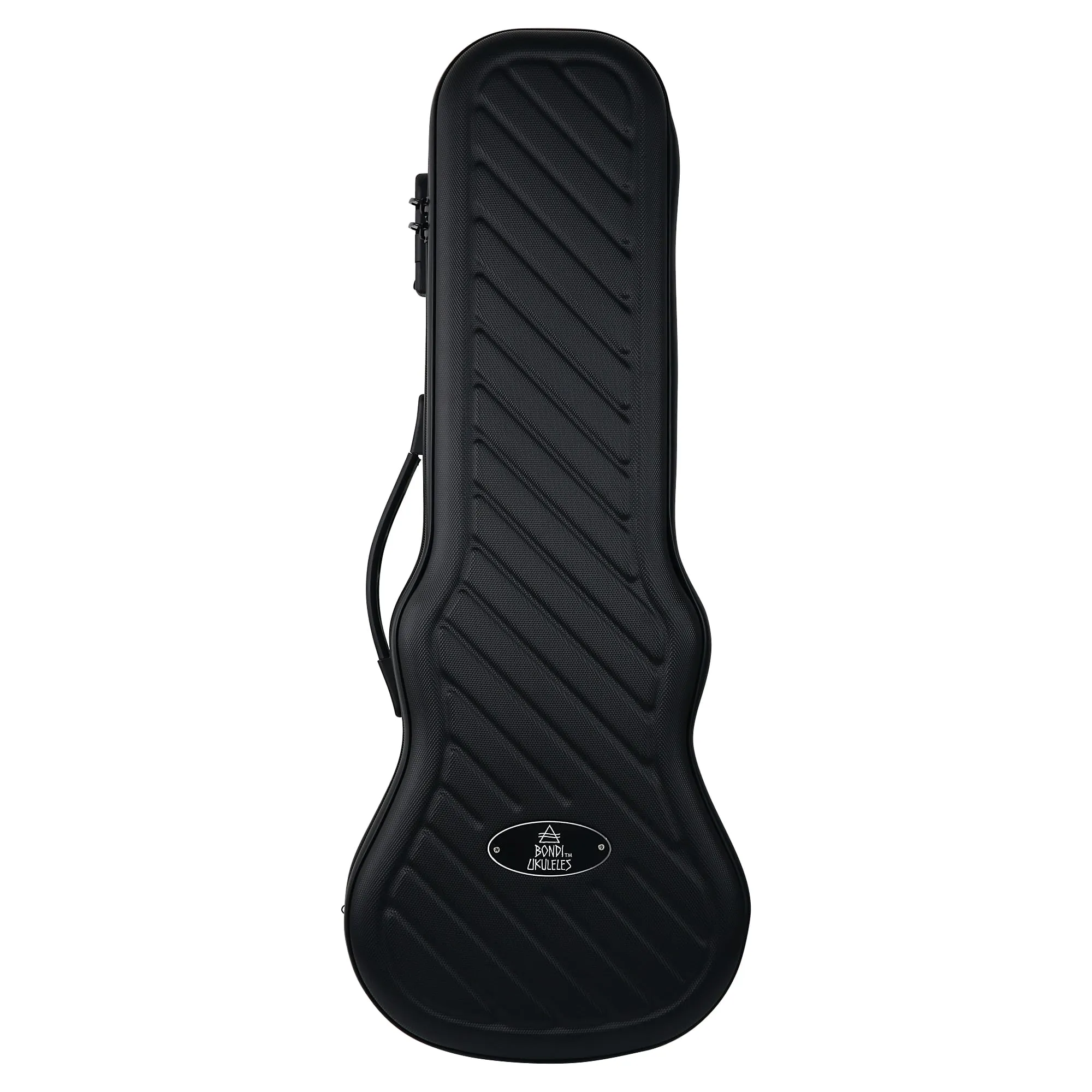 Bondi Shock-Rock Concert Ukulele Hardcase - Black