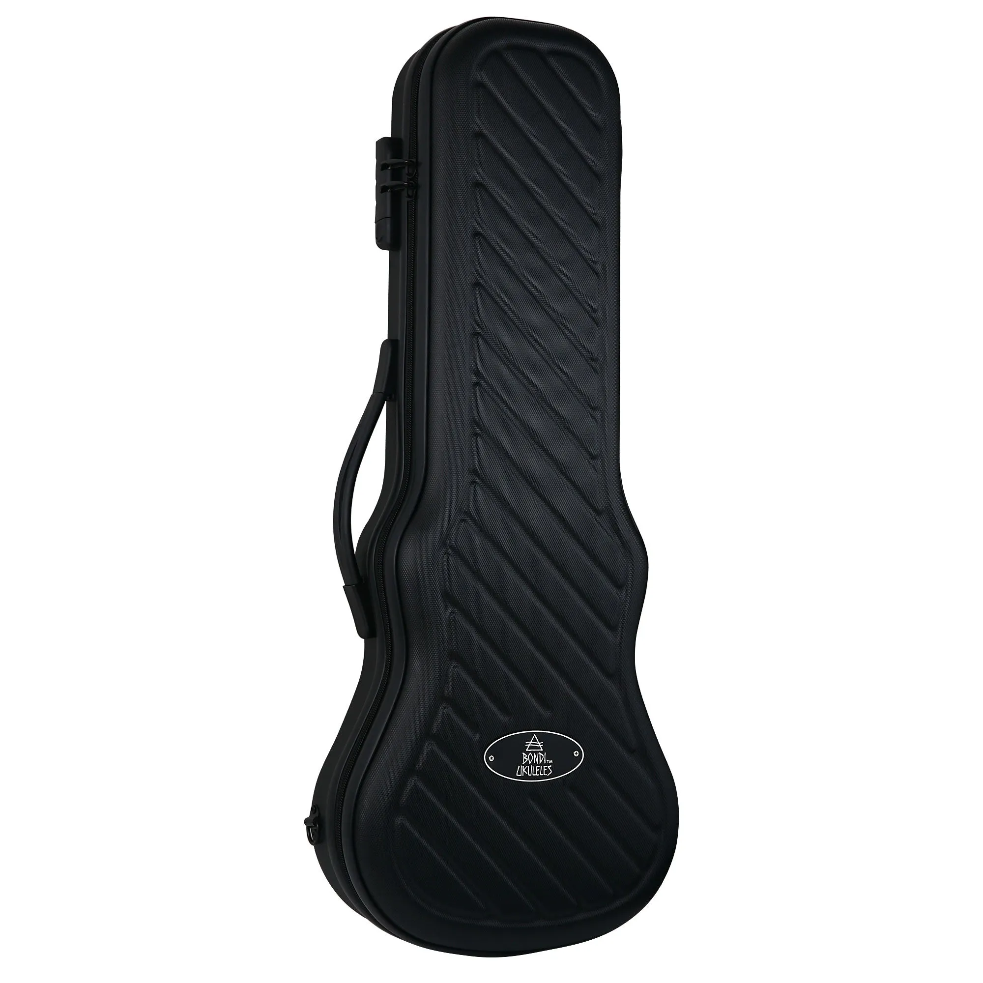 Bondi Shock-Rock Concert Ukulele Hardcase - Black