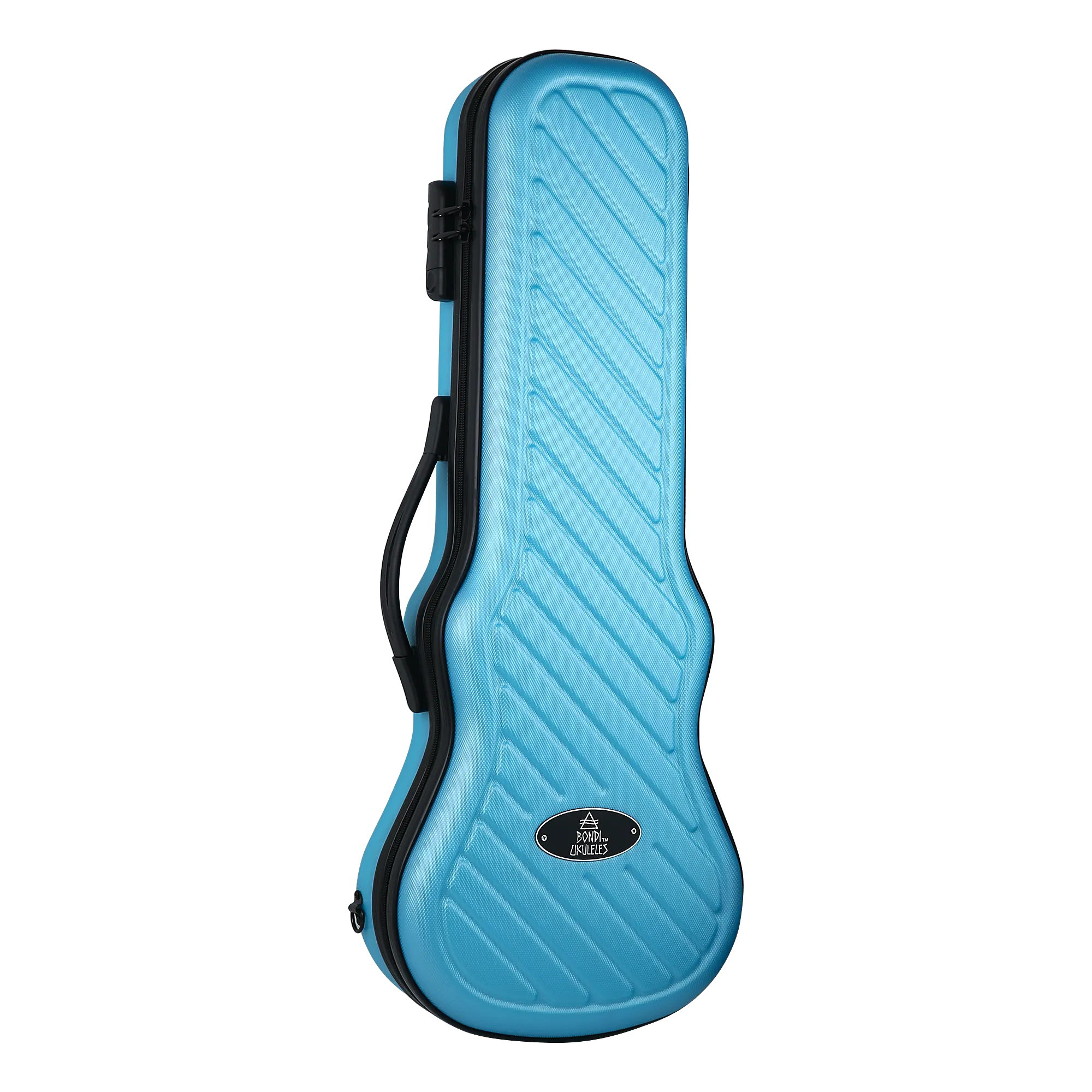 Bondi Shock-Rock Soprano Ukulele Hard Case - Blue