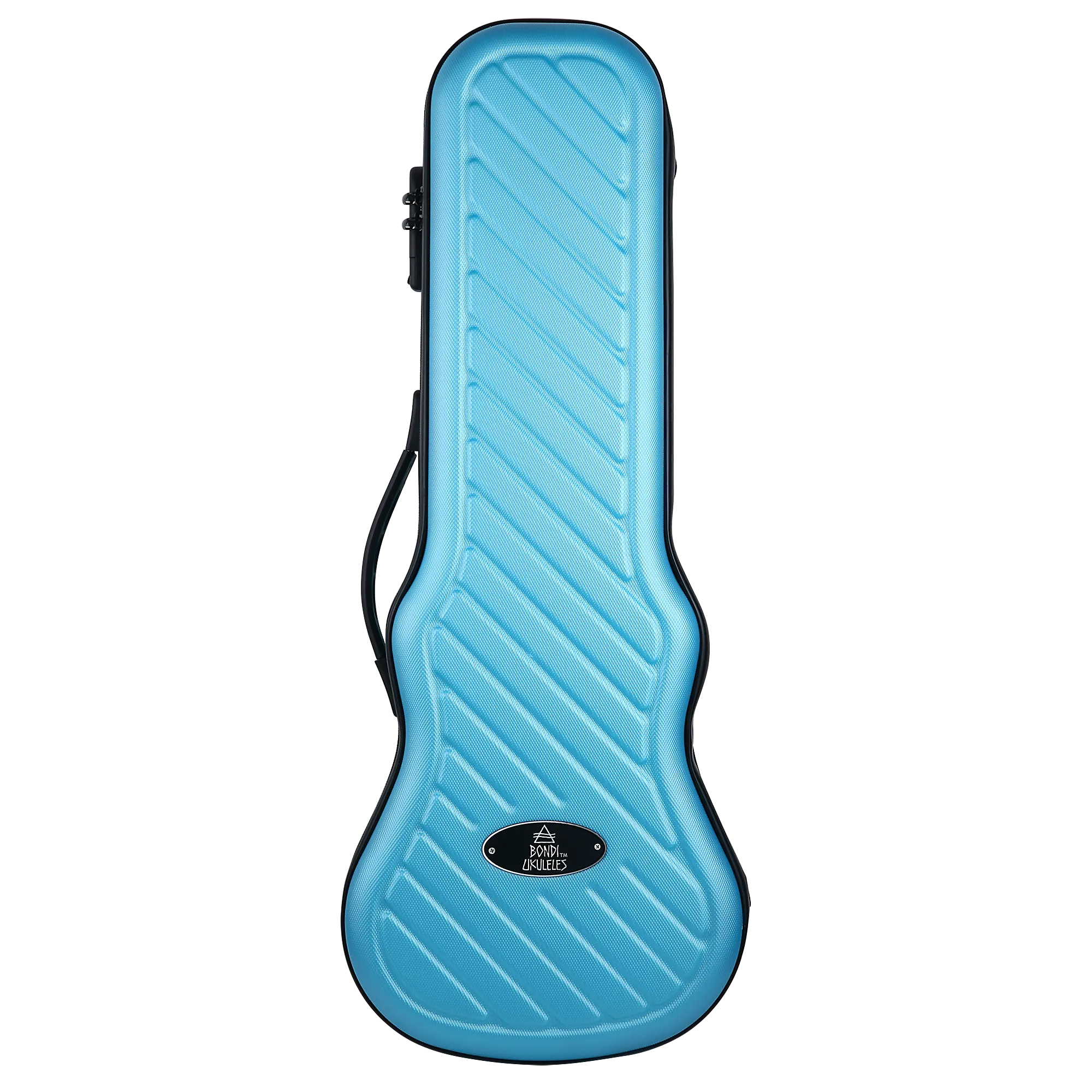 Bondi Shock-Rock Soprano Ukulele Hard Case - Blue
