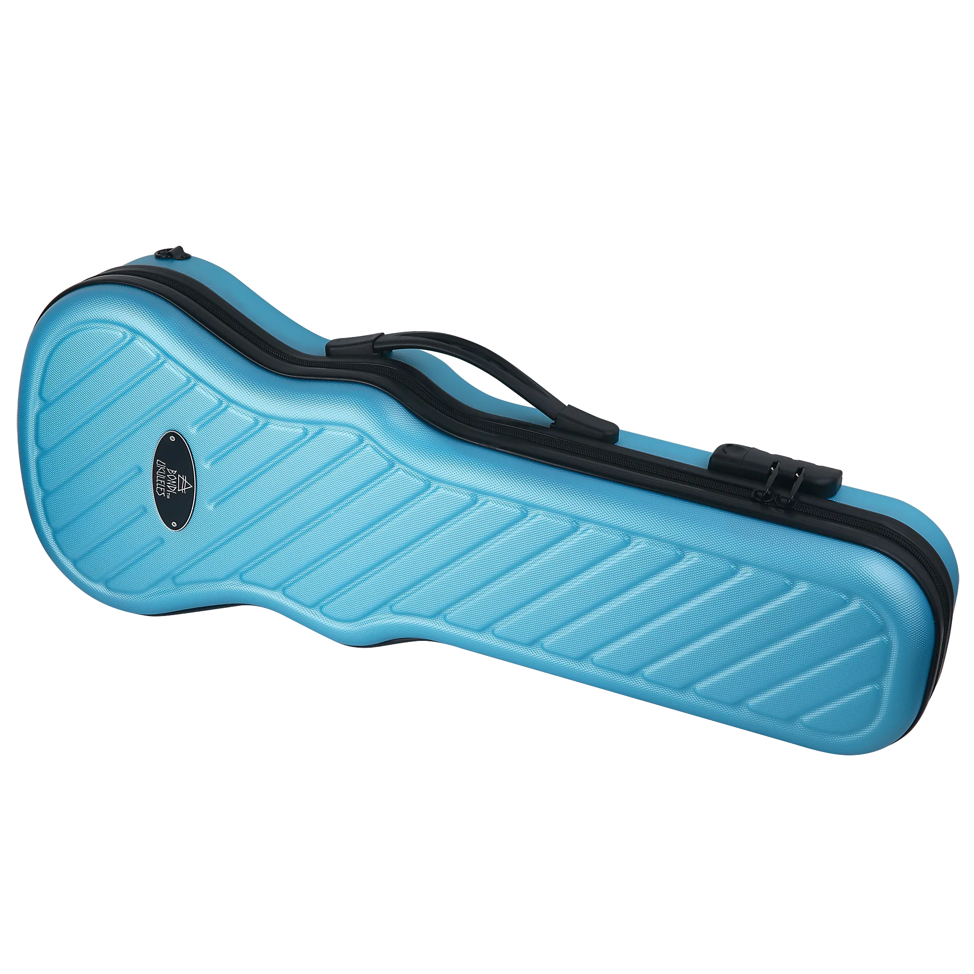 Bondi Shock-Rock Soprano Ukulele Hard Case - Blue