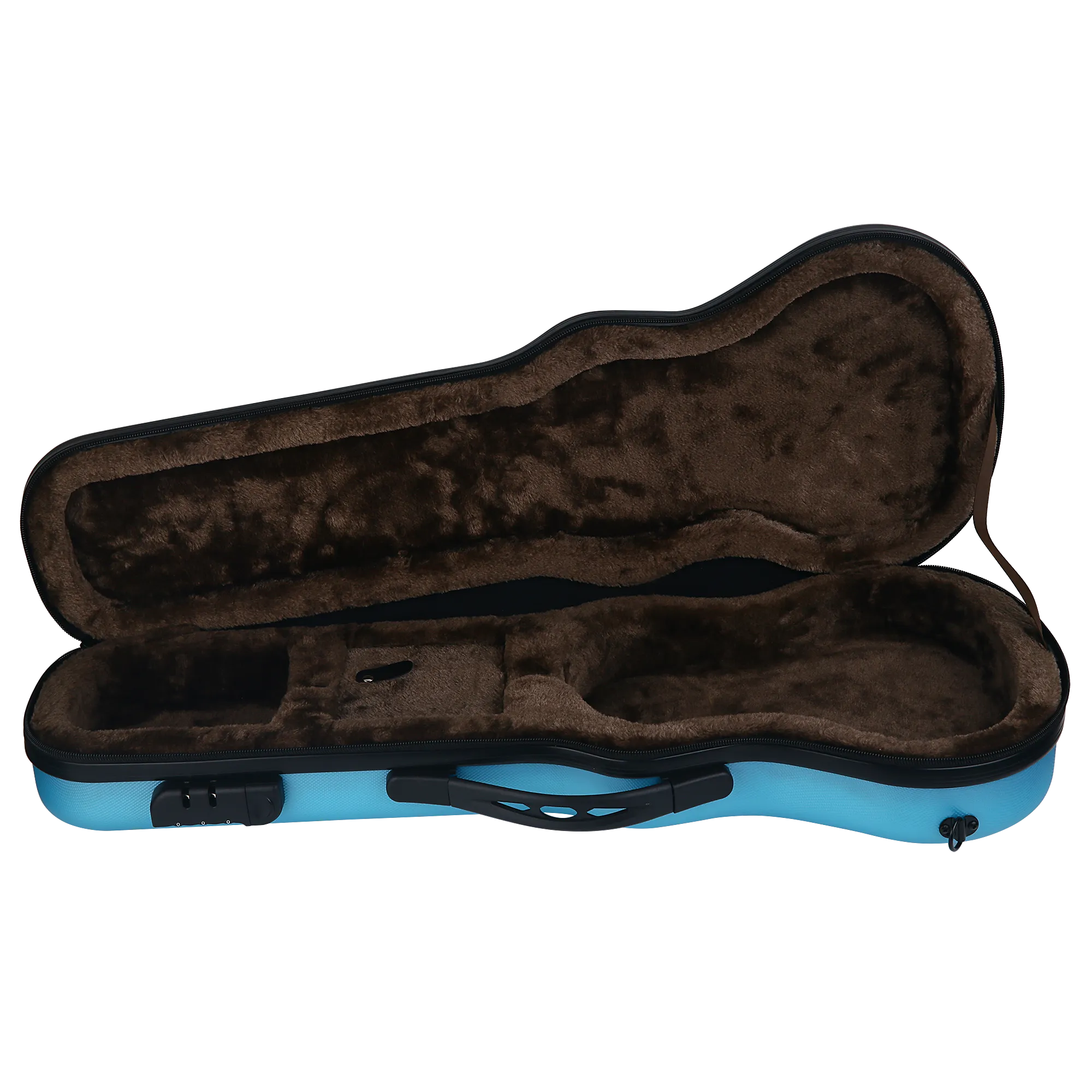 Bondi Shock-Rock Soprano Ukulele Hard Case - Blue