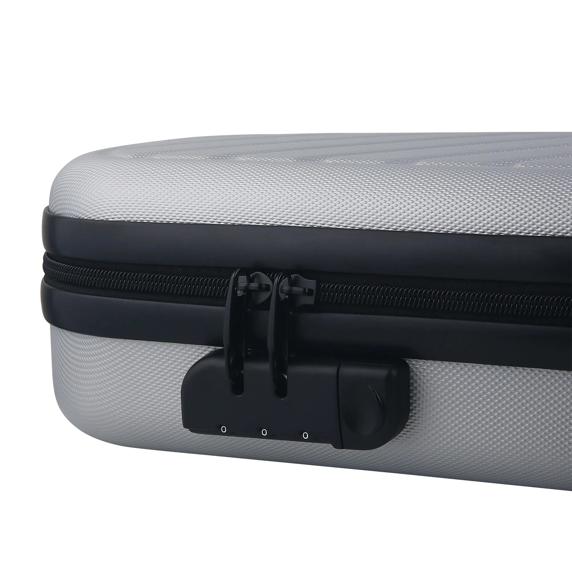 Bondi Shock-Rock Soprano Ukulele Hard Case - Silver
