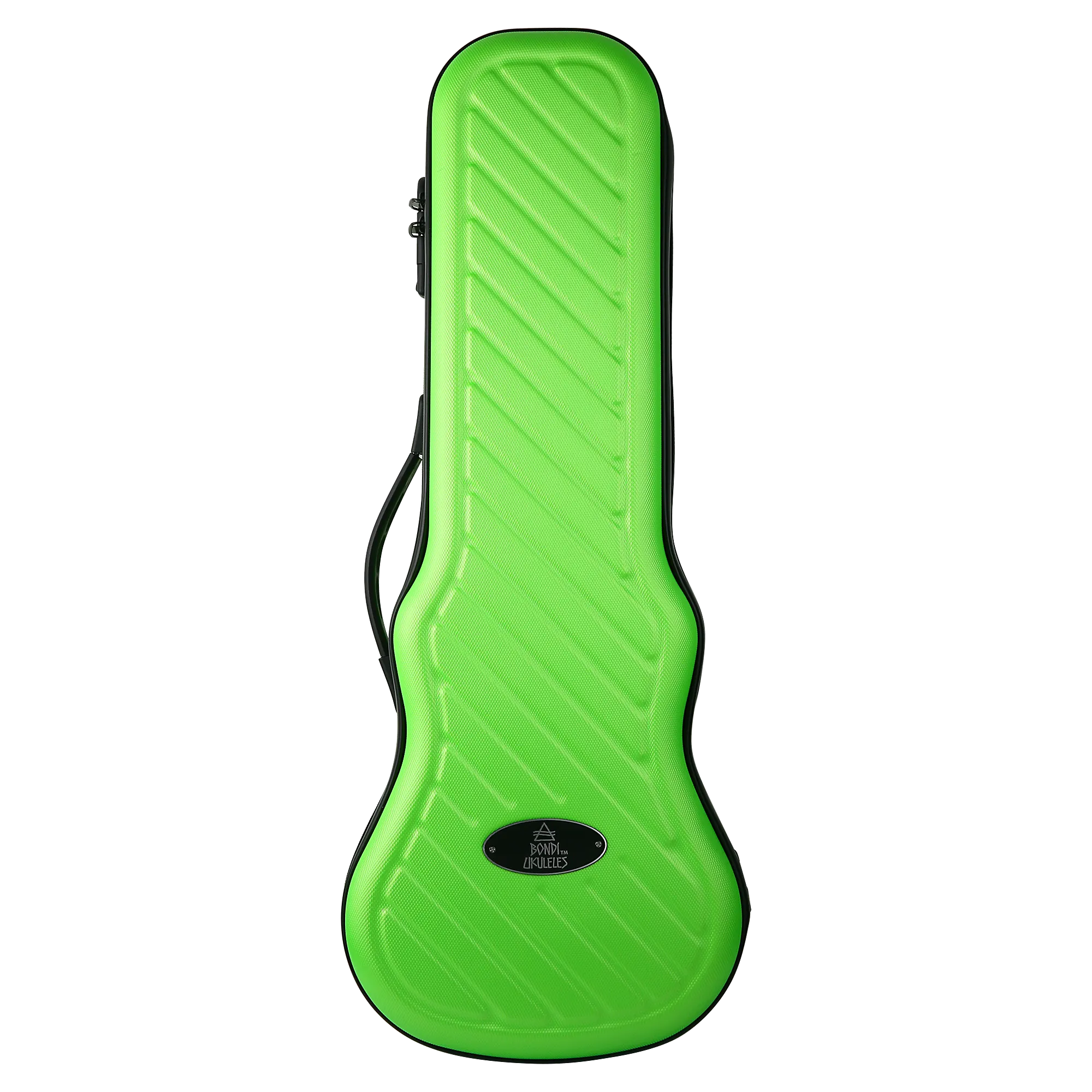 Bondi Shock-Rock Tenor Ukulele Hard Case- Green