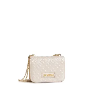 Borsa Quilted Nappa Pu - Avorio