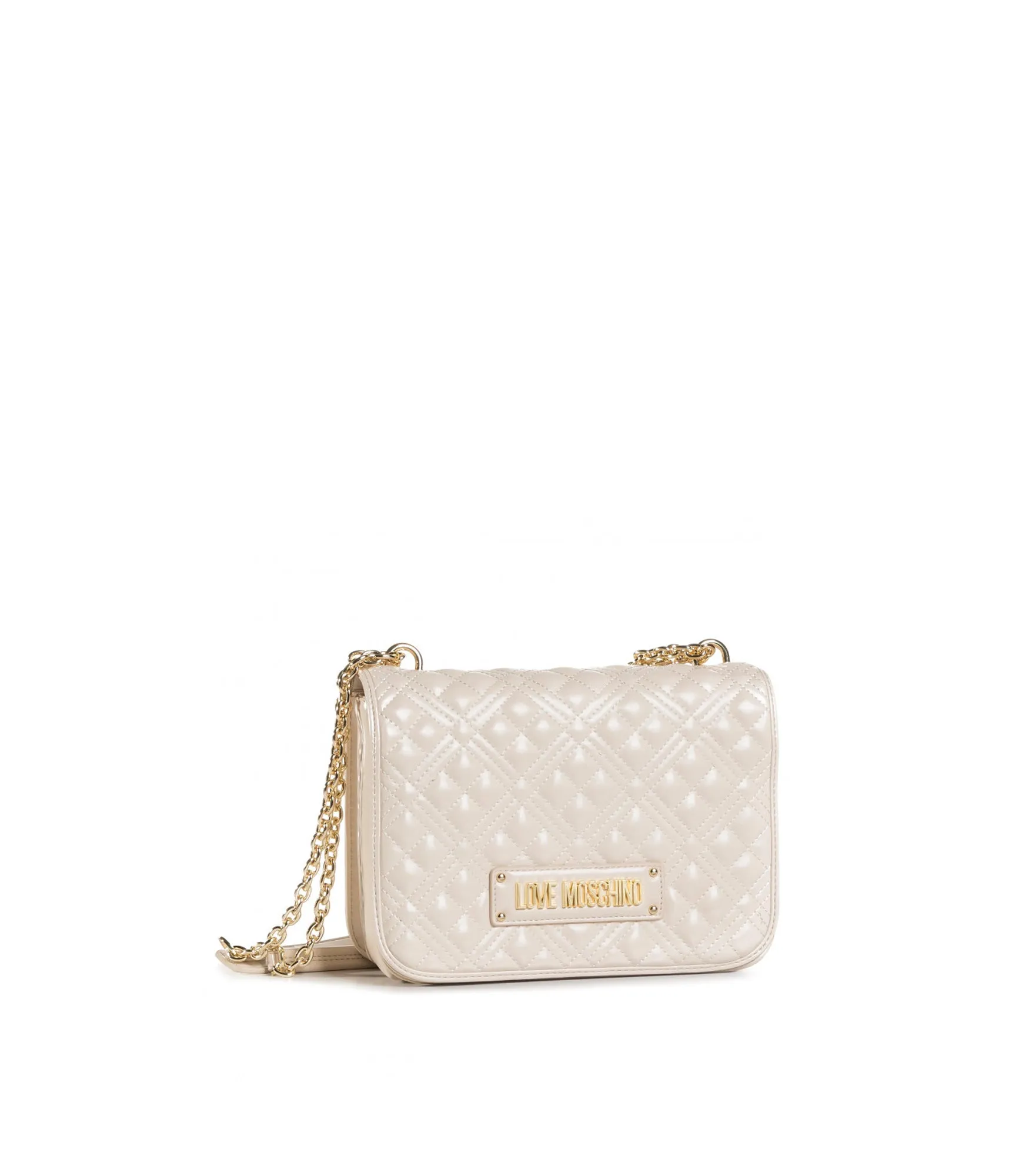 Borsa Quilted Nappa Pu - Avorio