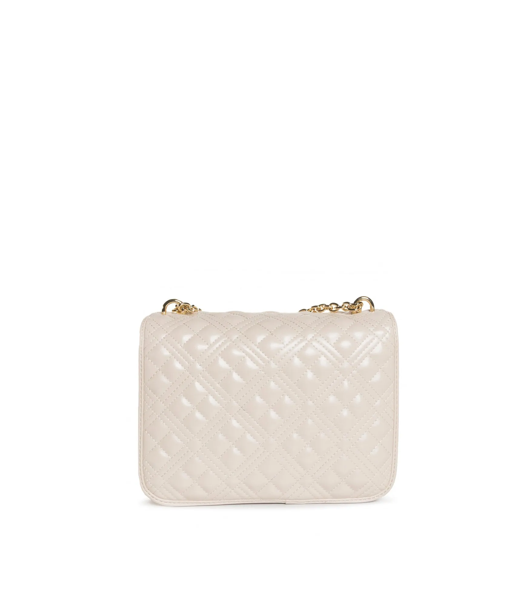 Borsa Quilted Nappa Pu - Avorio