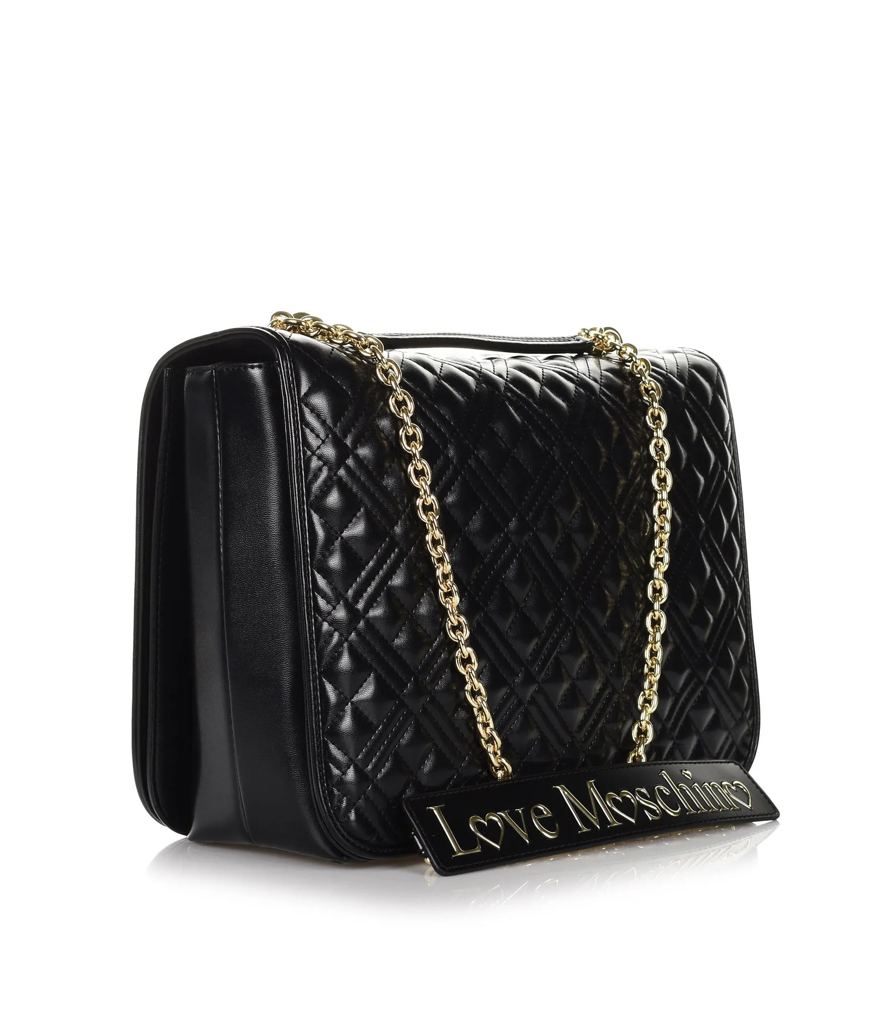 Borsa Quilted Nappa Pu - Nero