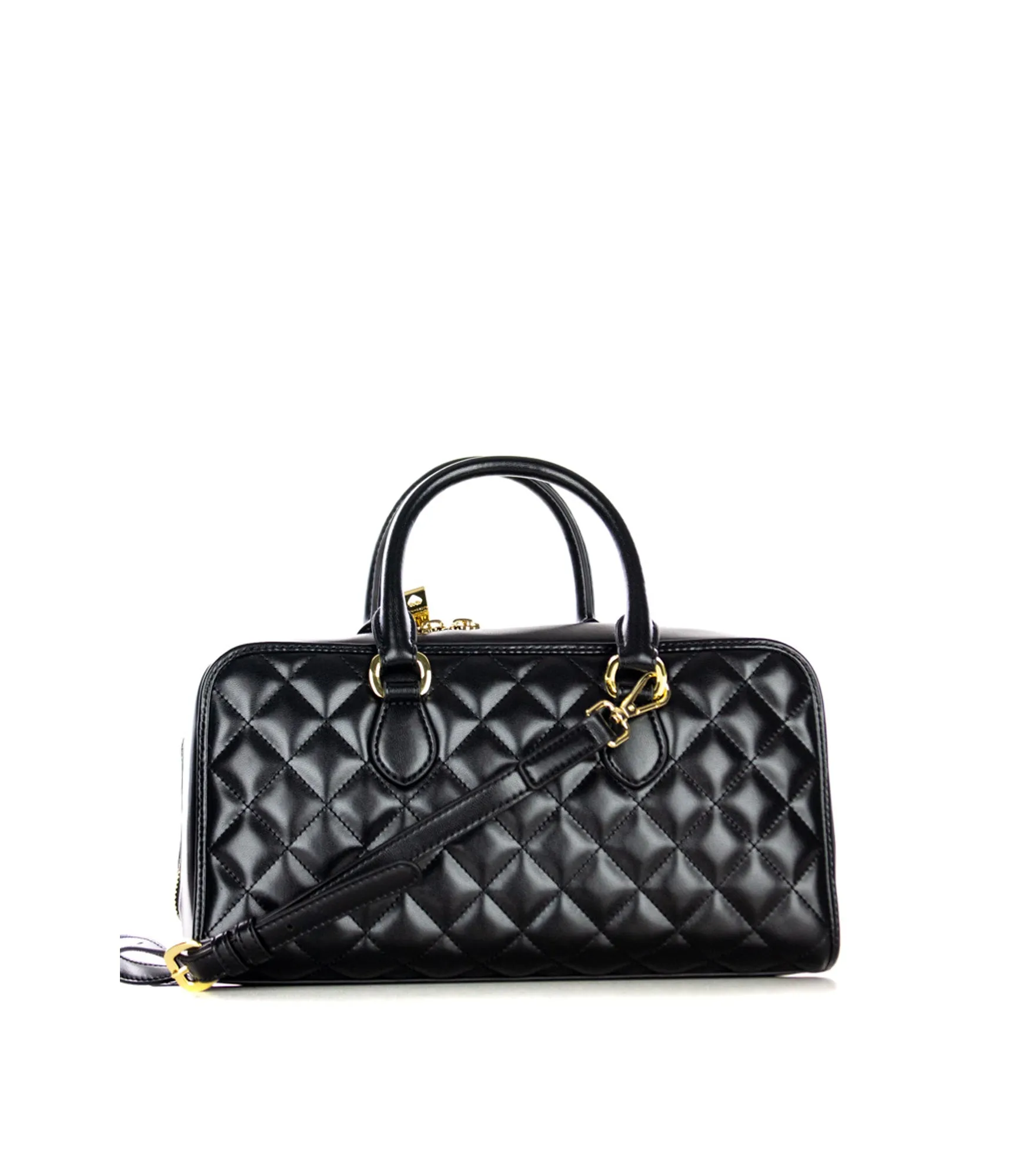 Borsa Quilted Nappa Pu - Nero