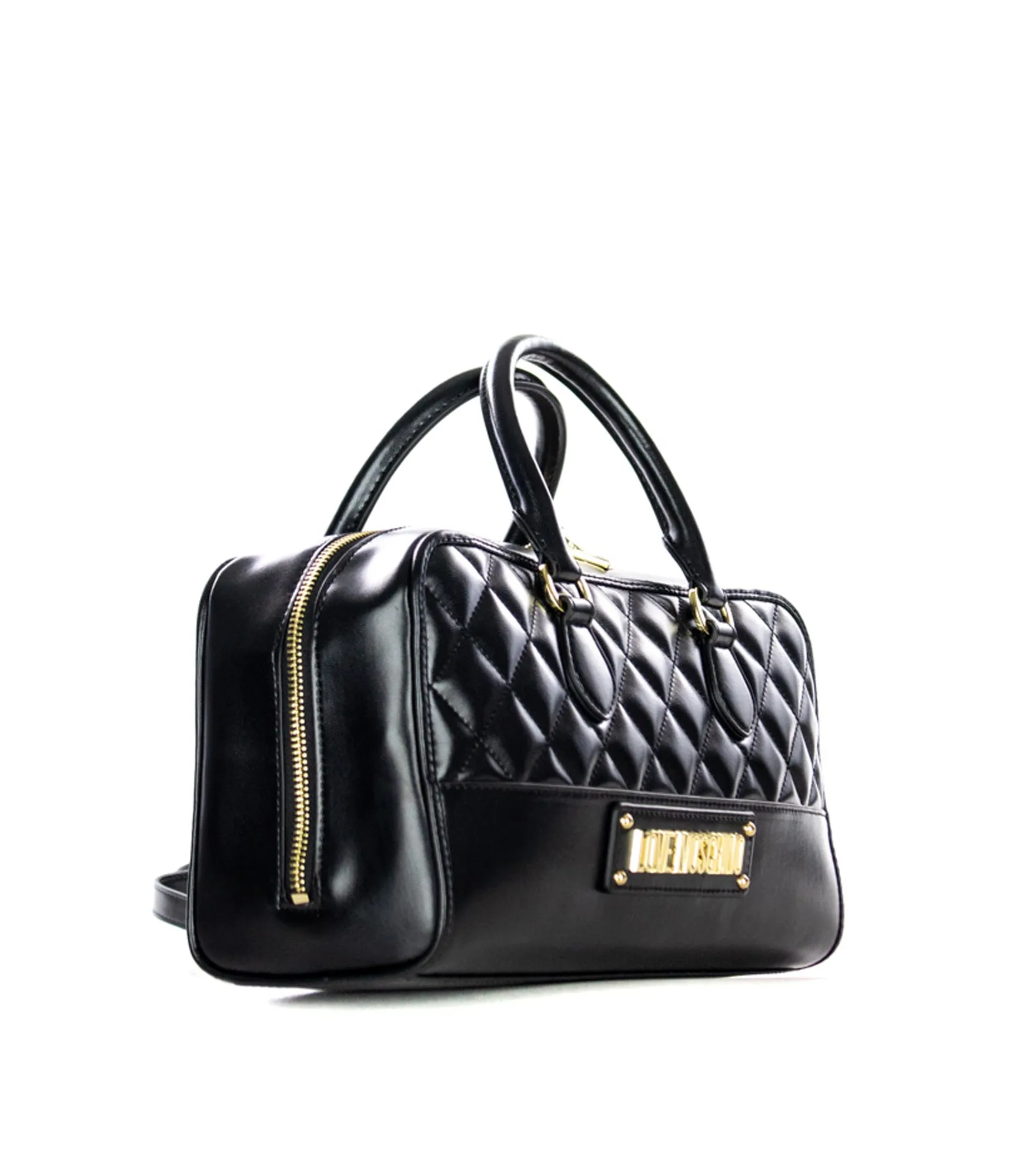 Borsa Quilted Nappa Pu - Nero