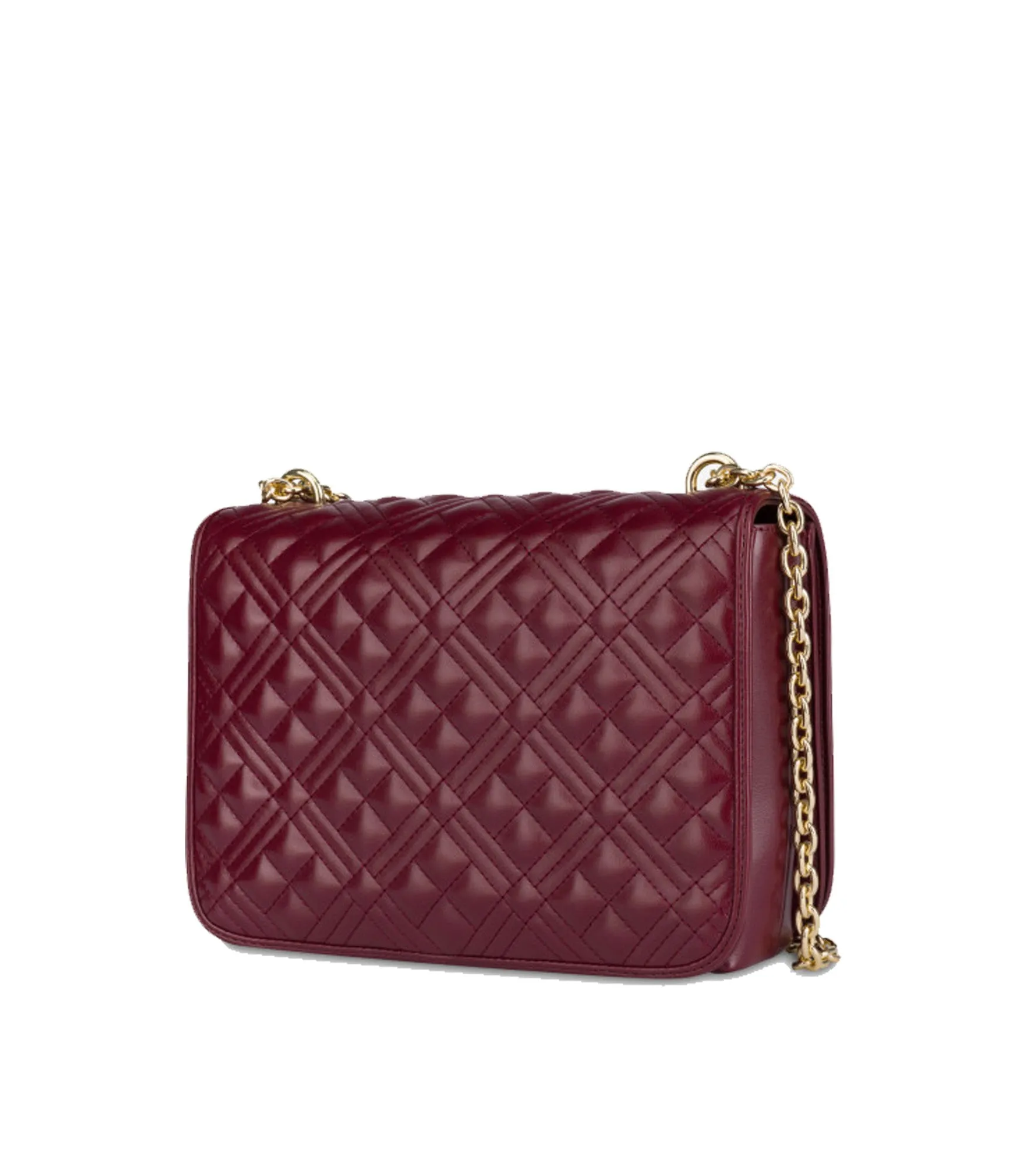Borsa Quilted Nappa Pu - Vino