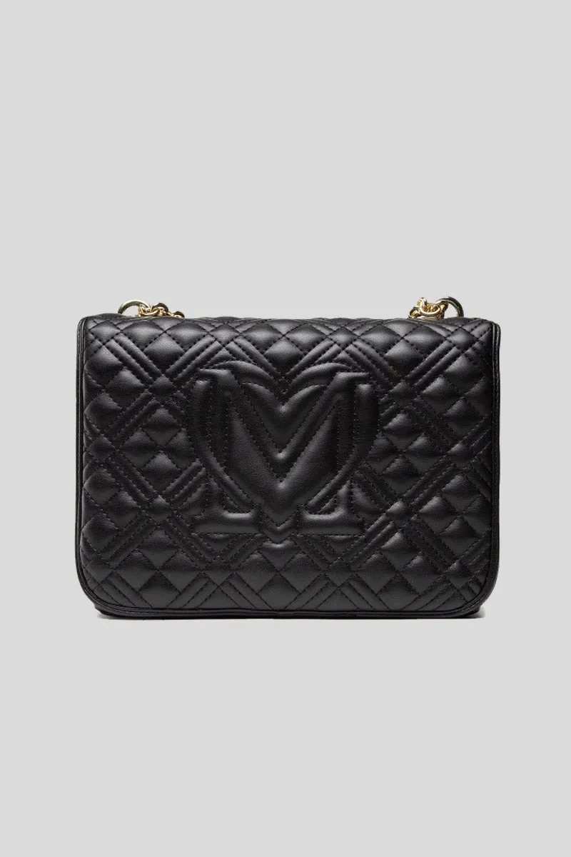 Borsa Quilted Pu - Nero
