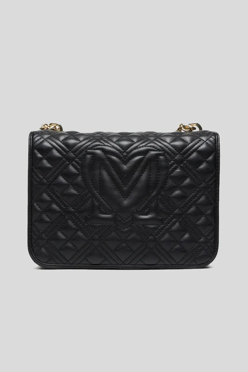 Borsa Quilted Pu - Nero