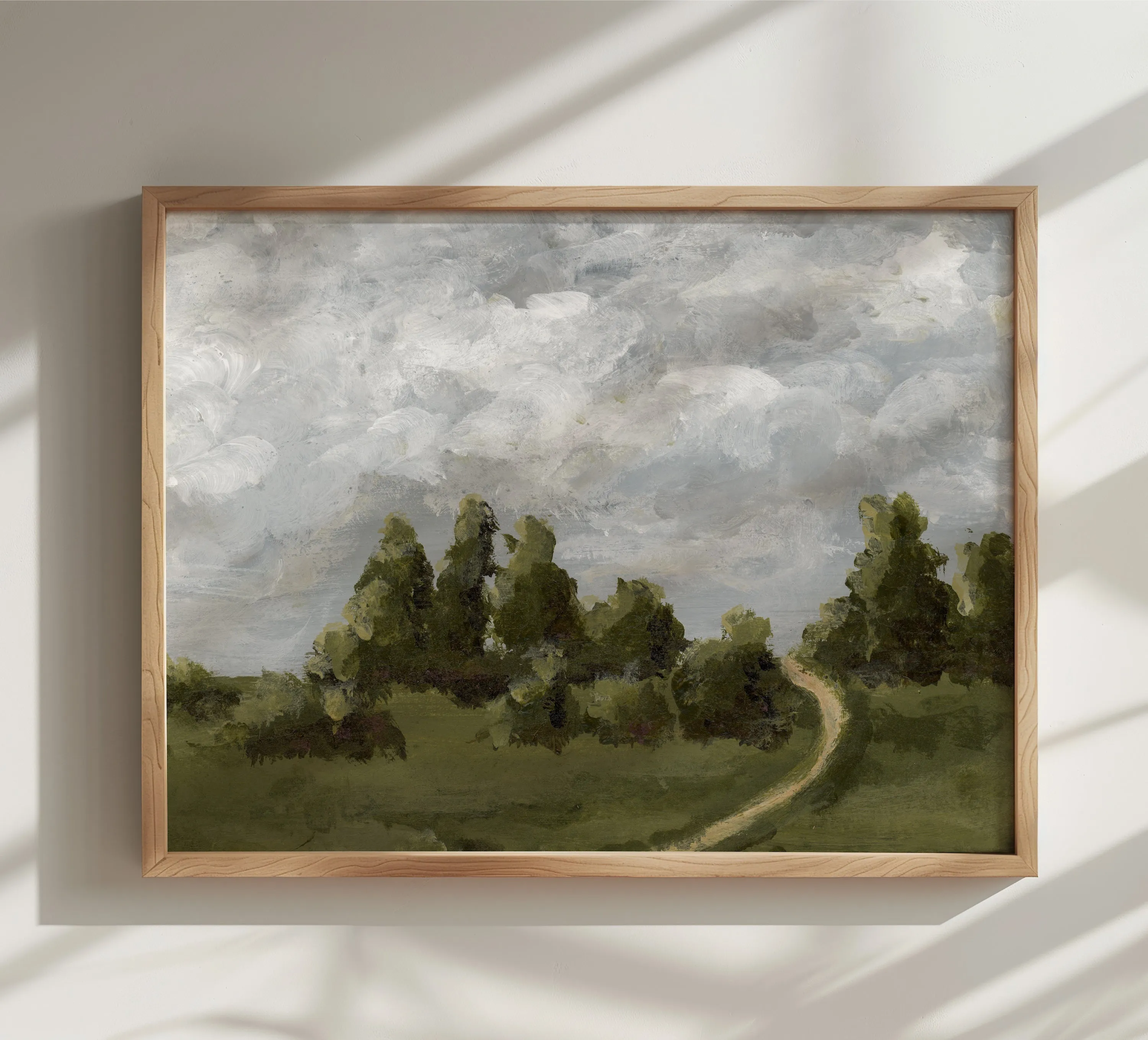 Brewing Storm | Landscape Art Print | Road Trip Series | RT130
