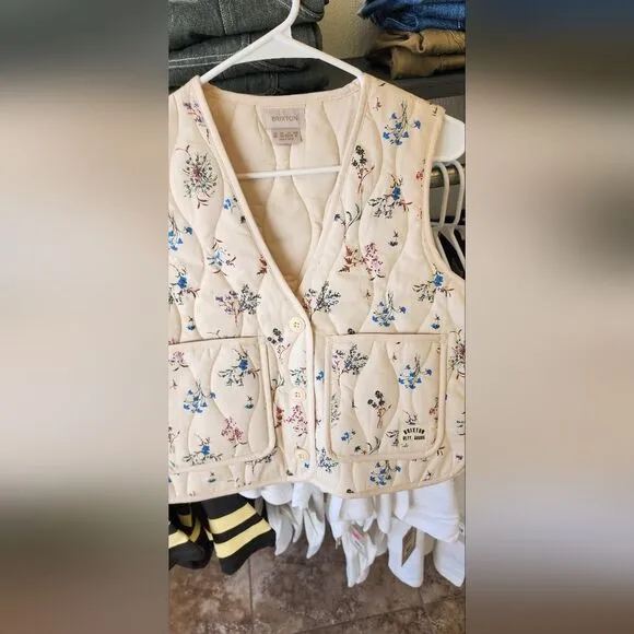 Brixton Field Floral Quilted Vest