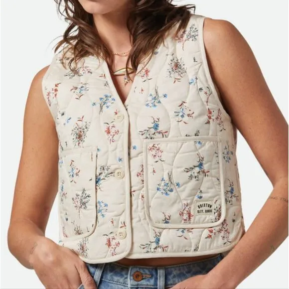 Brixton Field Floral Quilted Vest