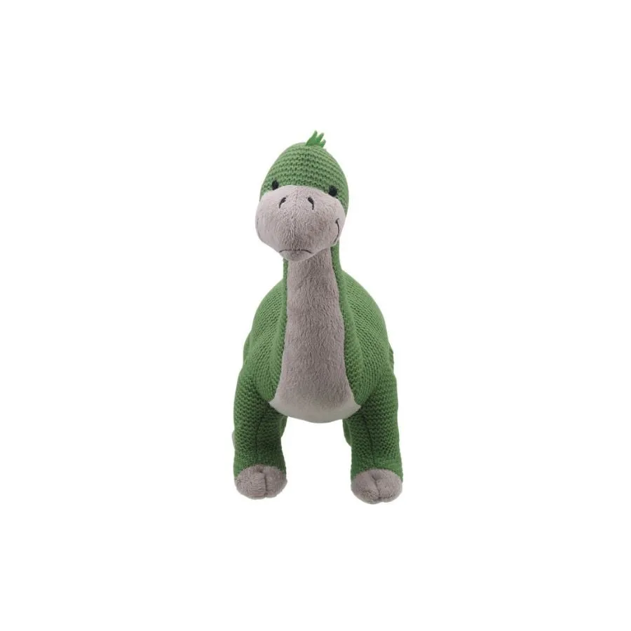 Brontosaurus Dinosaur Knitted Toy - Medium