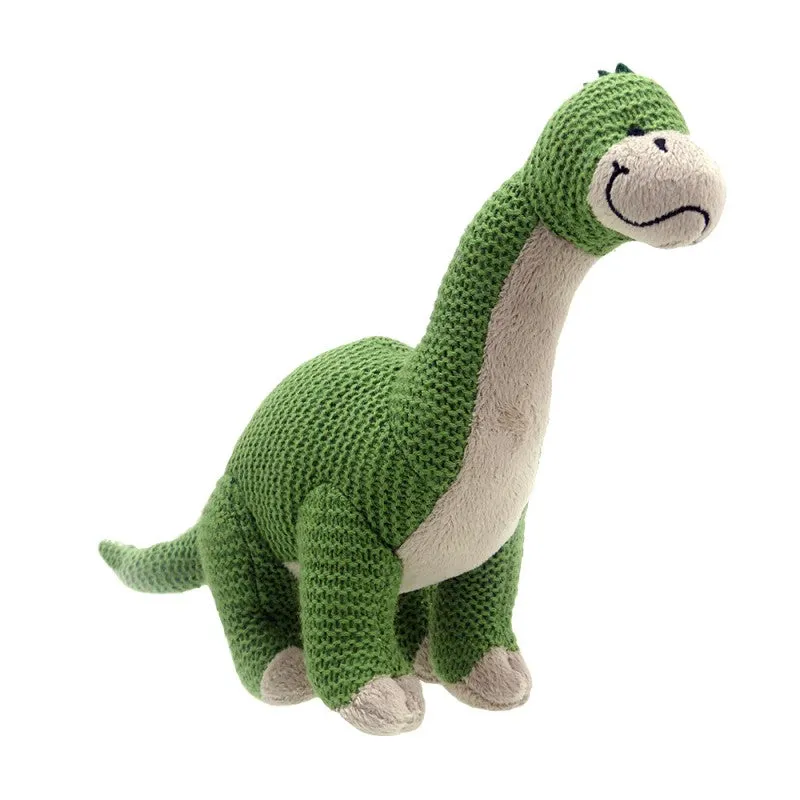 Brontosaurus Dinosaur Knitted Toy - Medium