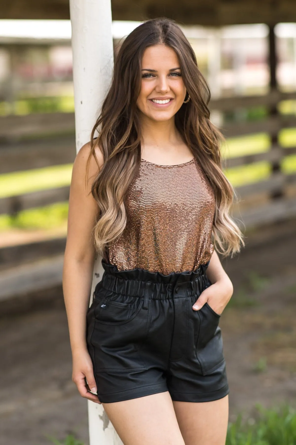 Bronze Shimmery Tank