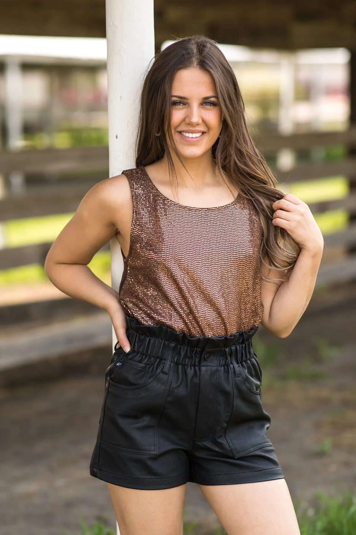 Bronze Shimmery Tank