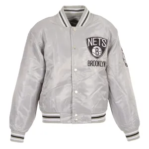 Brooklyn Nets Kid's Matte Satin Jacket