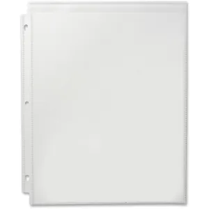 Business Source Secure Flap Top Loading Sht Protectors